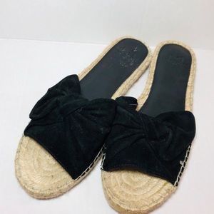 Marc Fisher Valey Bow Espadrille Slides